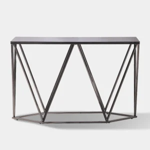 Symphony Smoke Console Table